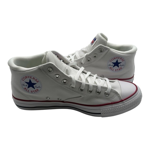 Converse CTAS Malden Street Mid Shoes Mens Sz 12 White Casual Sneakers A00812F‎